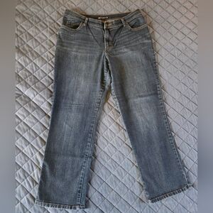 Lee 1889 Women's Relaxed Straight Leg Jeans in Classic Blue 12 Short